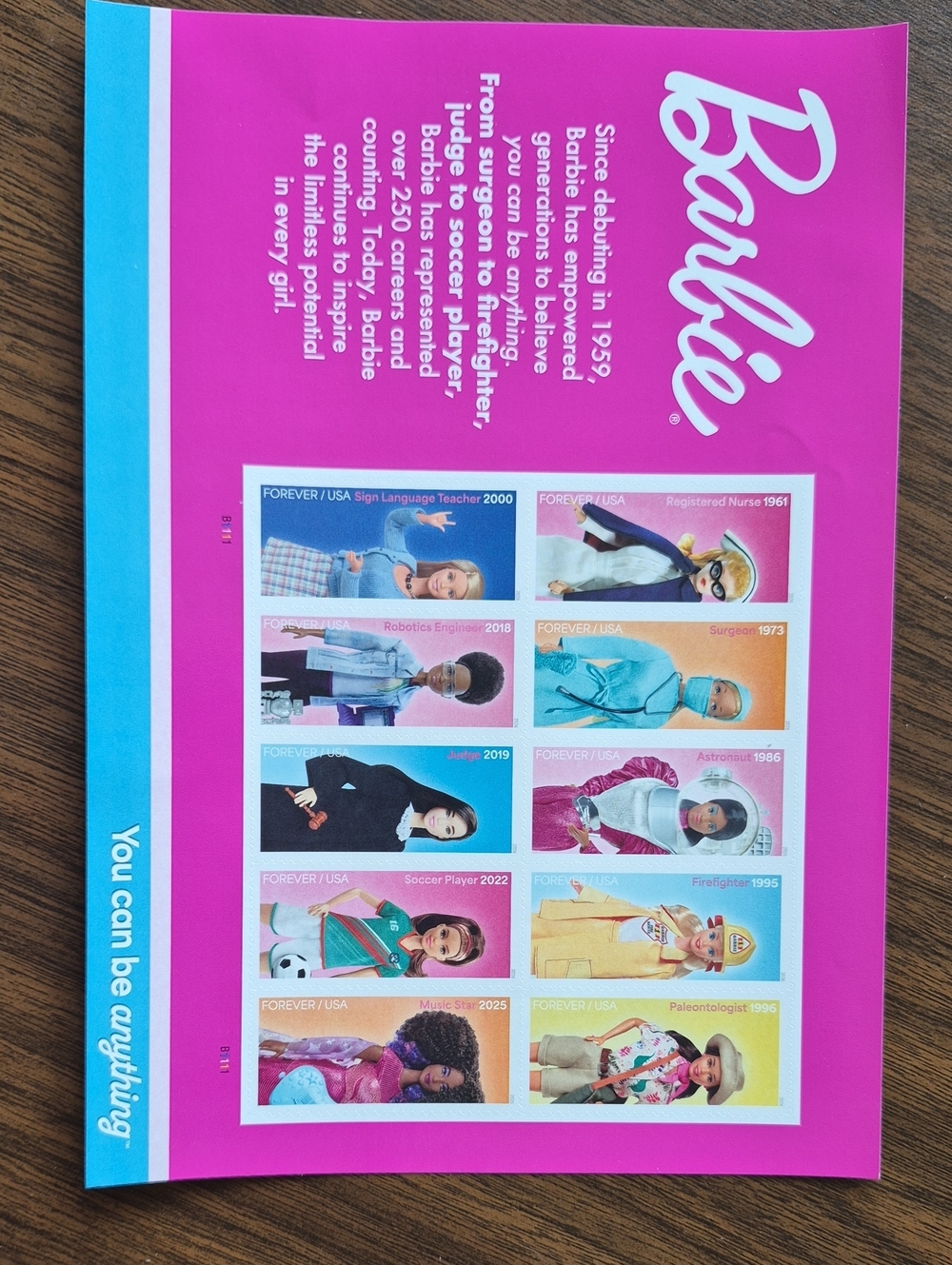 Barbie 2026 Stamps
